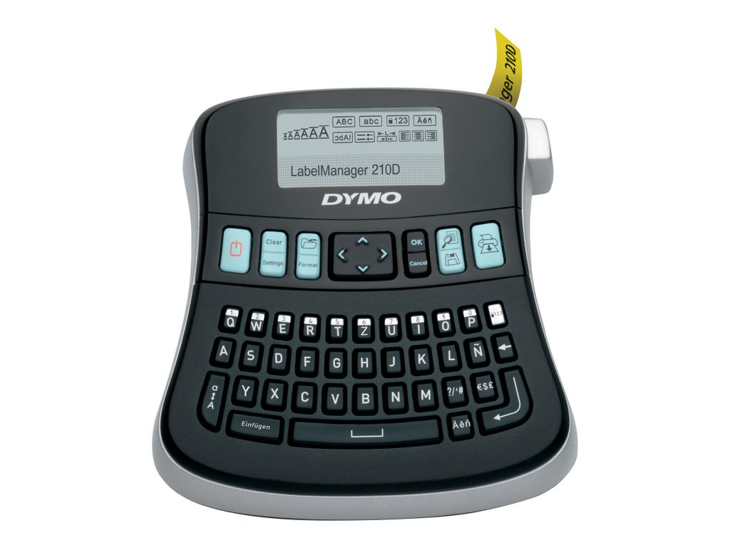 DYMO LabelManager 210D™ QWZ, QWERTZ, D1, Tepelný přenos, Obrázek produktu 