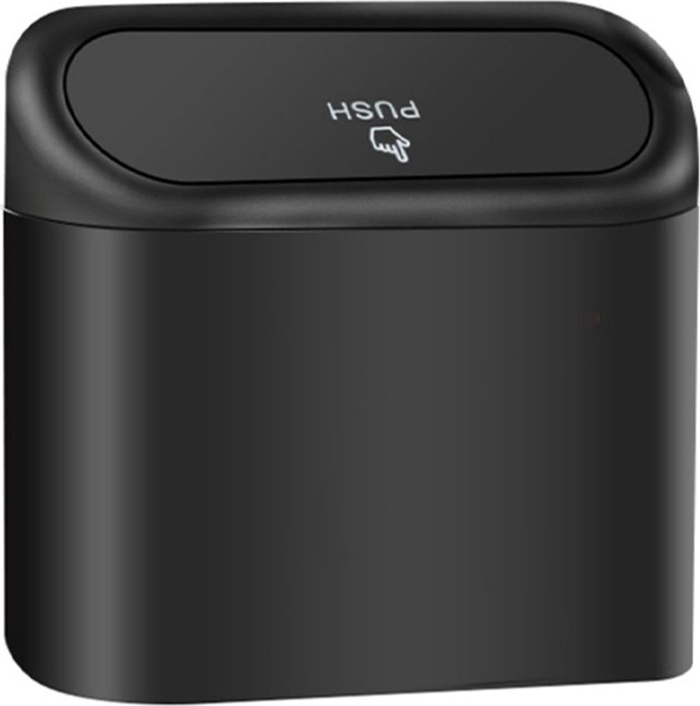 Wasserdichter Auto-Mülleimer mit Deckel, Mini-Hängemülleimer, Müll-Organizer, Press-Mülleimer, Müllcontainer, Behälter, Fahrzeug, Home-Offic...