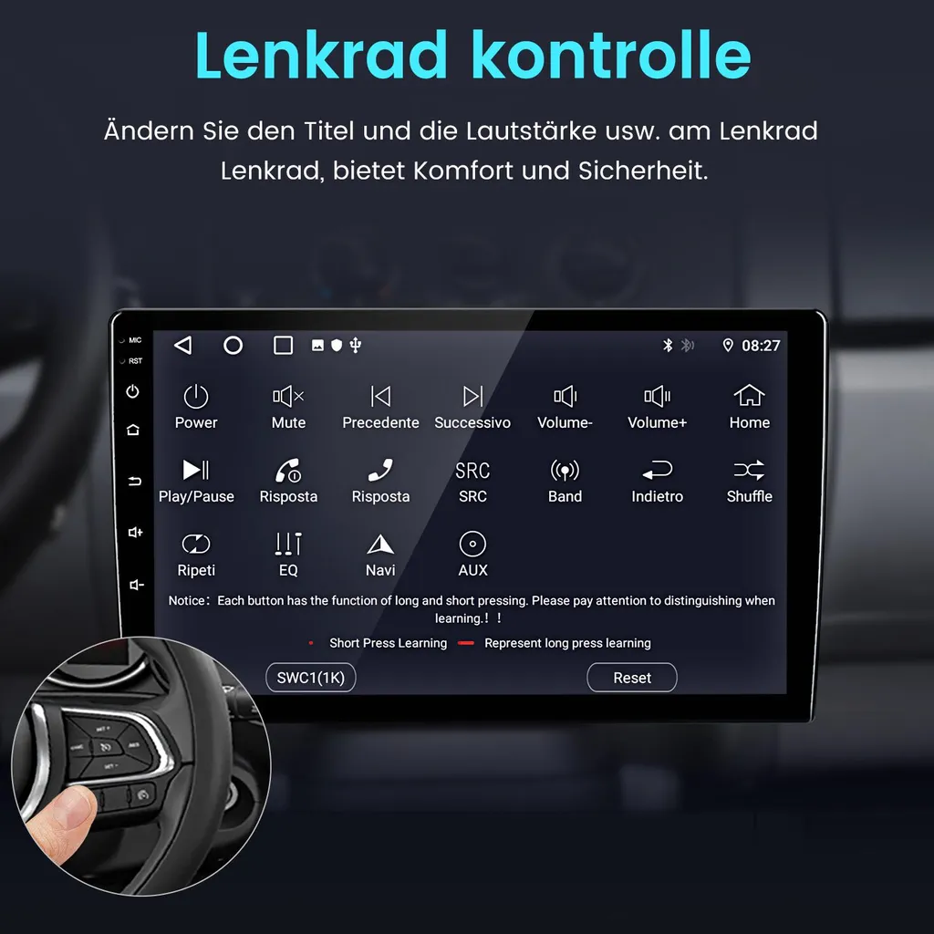 OFFERTA Autoradio 9" Android 15 per Benz Sprinter VW Crafter GPS - 5