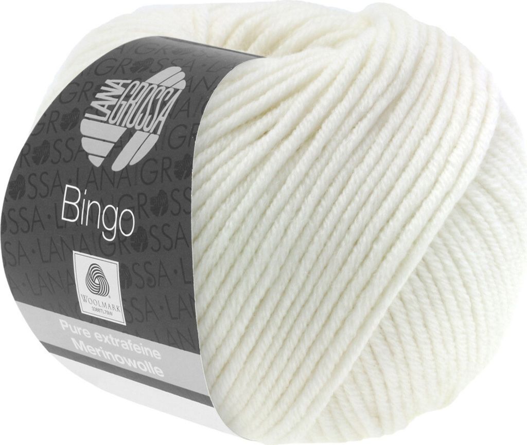 Lana Grossa BINGO 50 g extrafeine Wolle 80 m Farbe 023 - Produktbild 