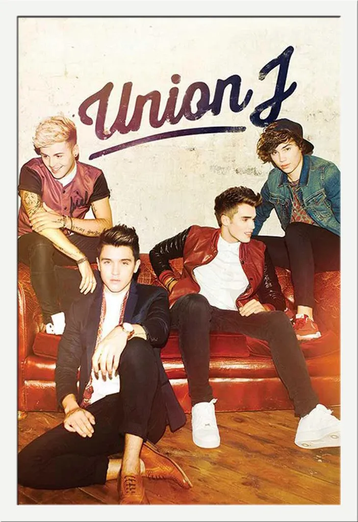 Poster Union J Canapé avec cadre Shinsuke Maxi MDF blanc 61x91.5 cm