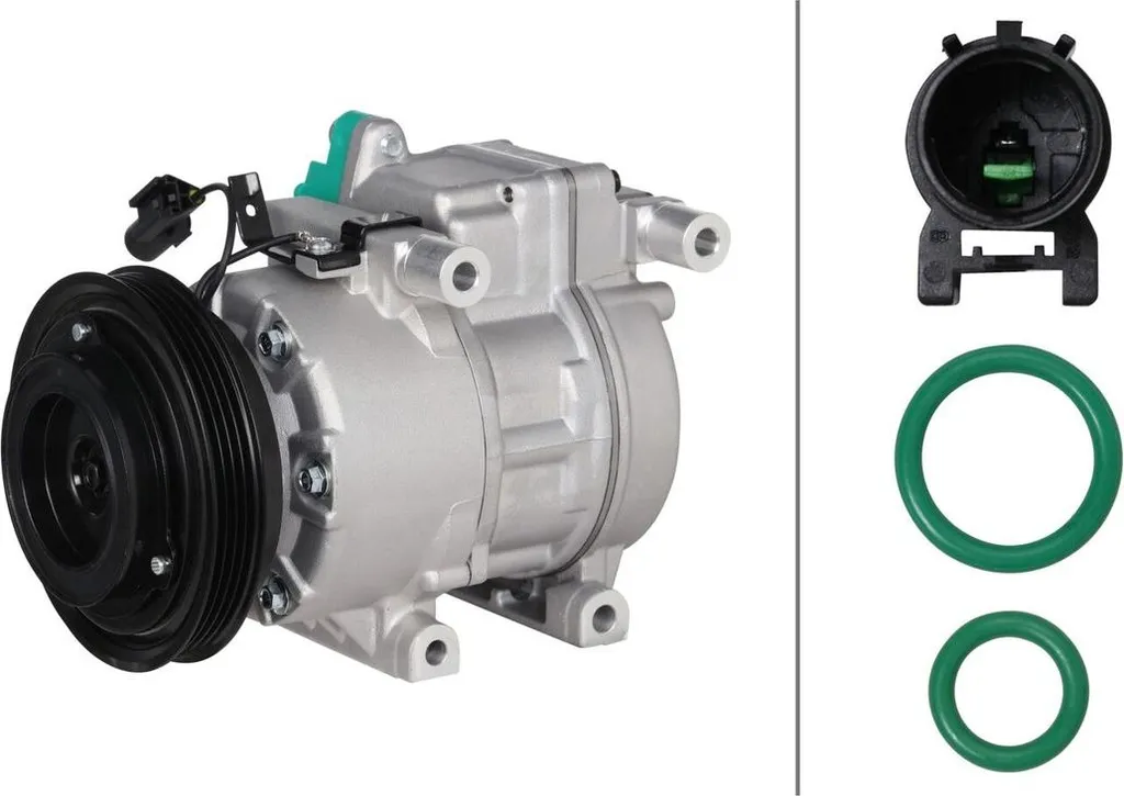 Compresseur de climatisation 12V Ø 125 HELLA pour HYUNDAI ELANTRA