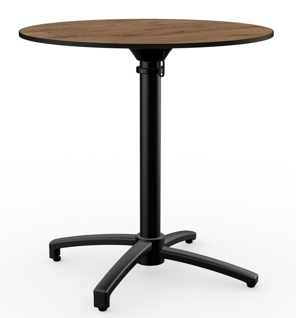 Gastro Terrassentisch Rene | HPL Compact Eiche Natur | Ø 70 cm | Germany | Outdoor Tisch