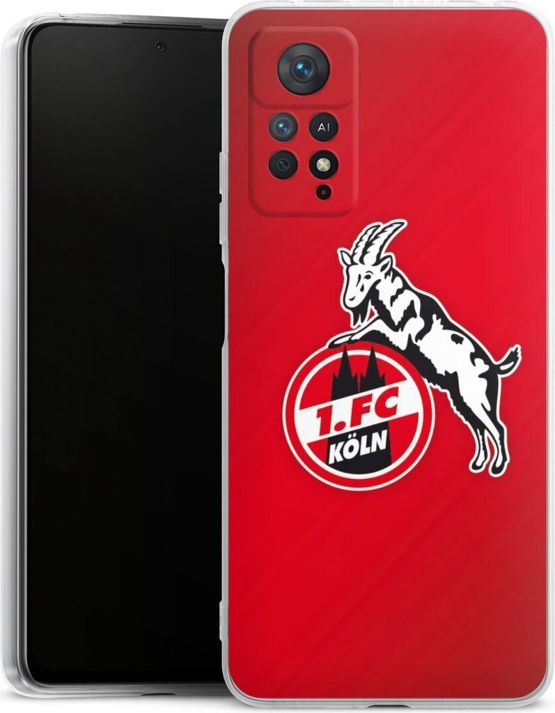 DeinDesign Handyhülle für Xiaomi Redmi Note 11 Pro 5G Silikon Hülle Case Smartphone Schutzhülle 1. FC Köln EffZeh Offizielles Lizenzprodukt