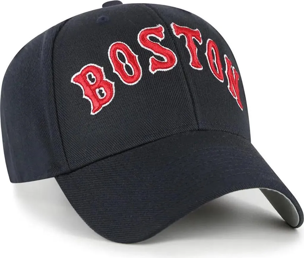 Casquette de Baseball Boston Red Sox MVP Script Bleu Marine Taille Unique - 3