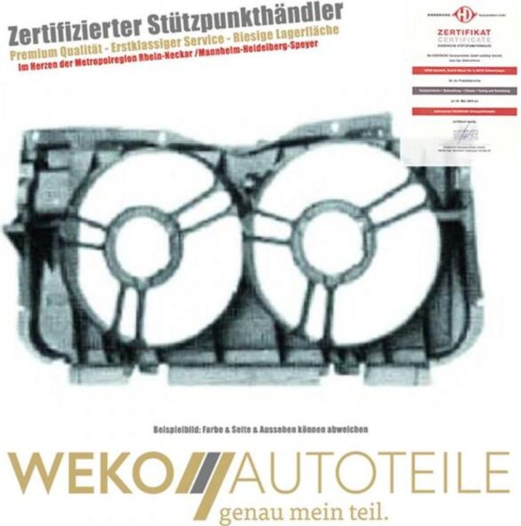Lüfterhaube DIEDERICHS 4220044 für PEUGEOT