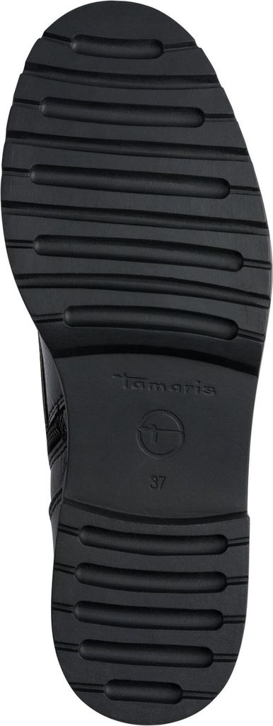 Tamaris Damen Stiefelette Reißverschluss Zungen-Dekor Schnürboots 1-25236-43, Größe:39 EU, Farbe:Grau