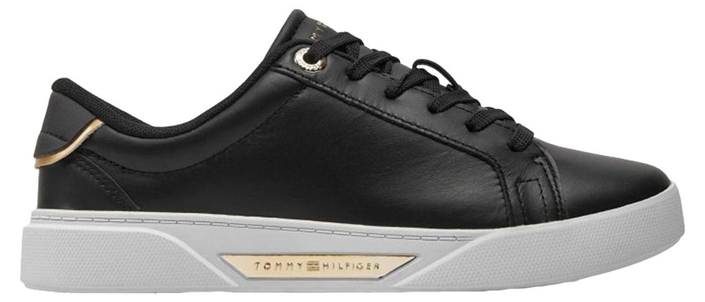 Tommy Hilfiger - Damen Sneaker "Chic Hw Court" PP6469 (37 EU) (Schwarz)