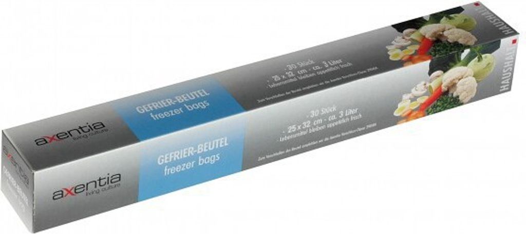 Julia Gefrierbeutel, 3 l, 25 x 32 cm (30er Pack)