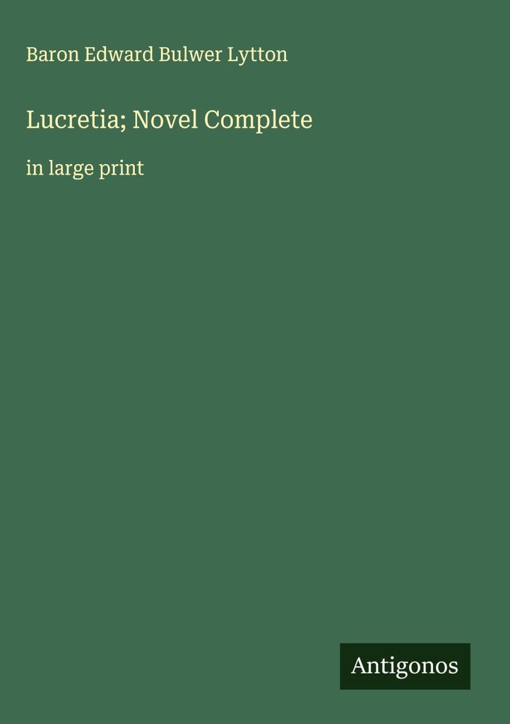 Lucretia-Roman vollständig