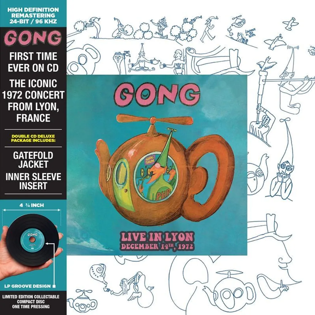 Gong Live in Lyon 1972 CD Édition Limitée Certifiée Bertus Enfin Disponible