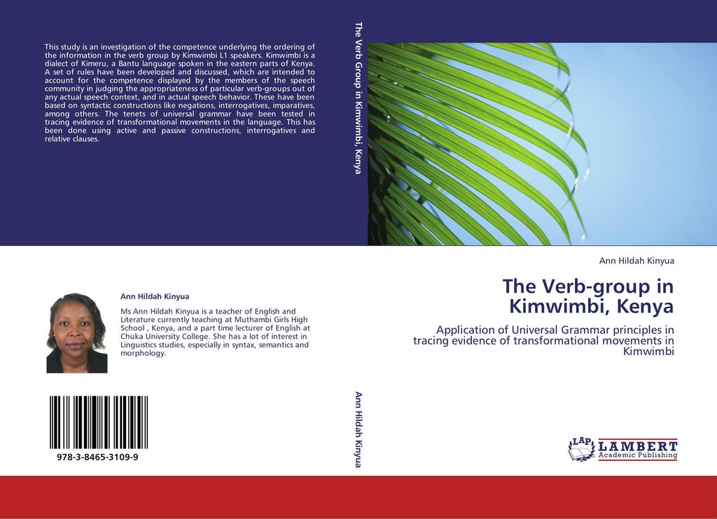 The Verb-group in Kimwimbi, Kenya