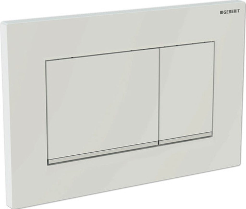 Geberit Sigma20 Betätigungsplatte, für 2-Mengen-Spülung, rechteckig, 115.883.11.1