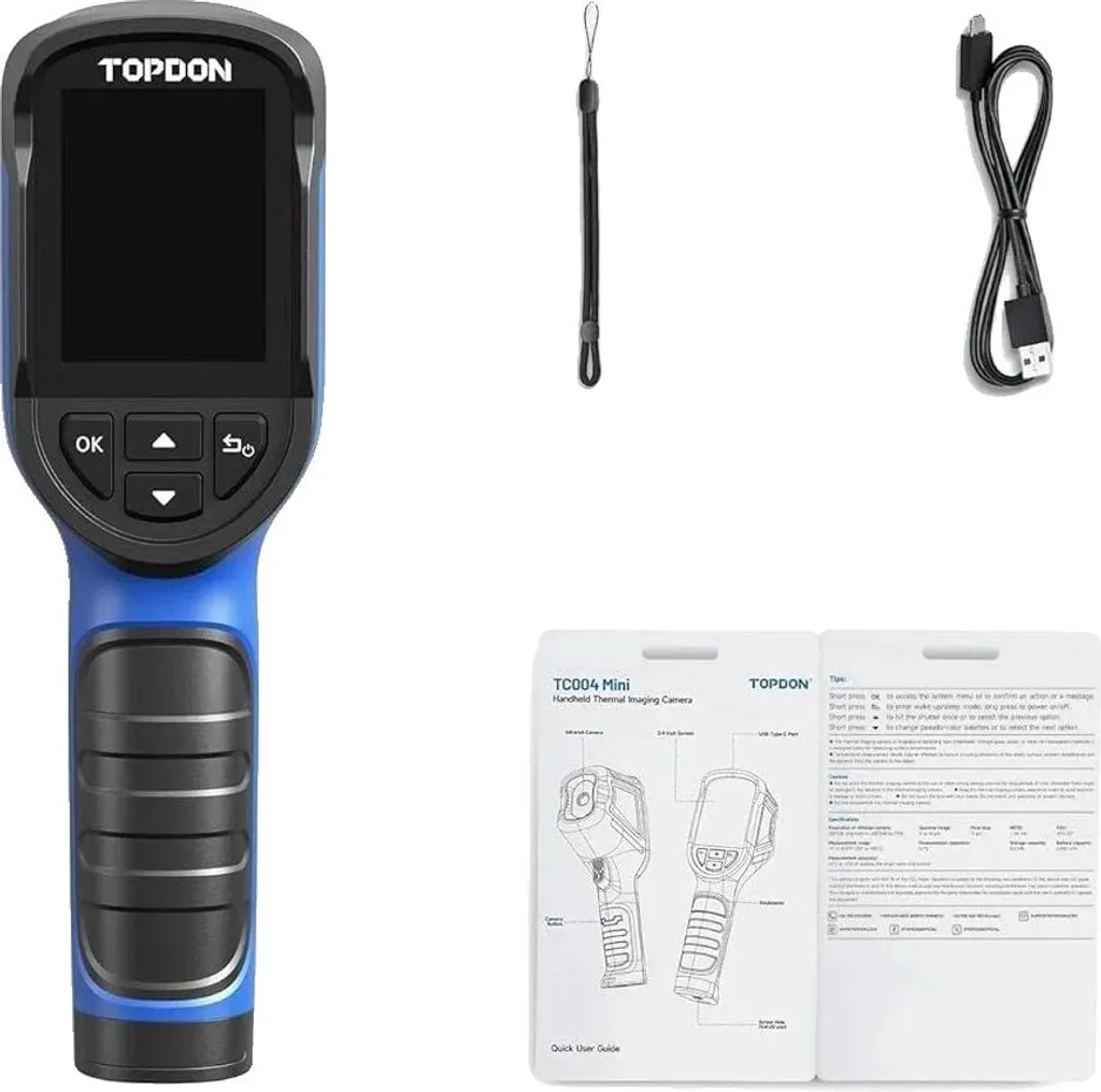 Caméra thermique haute résolution TC004 Mini avec capteur sensible