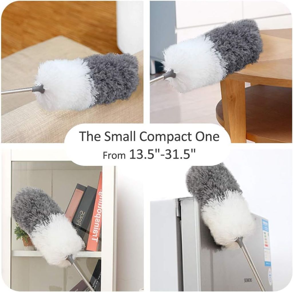 Staubwedel Set Mit Verlängerung - 1 Griff + 10 Nachfüller Staubwedel