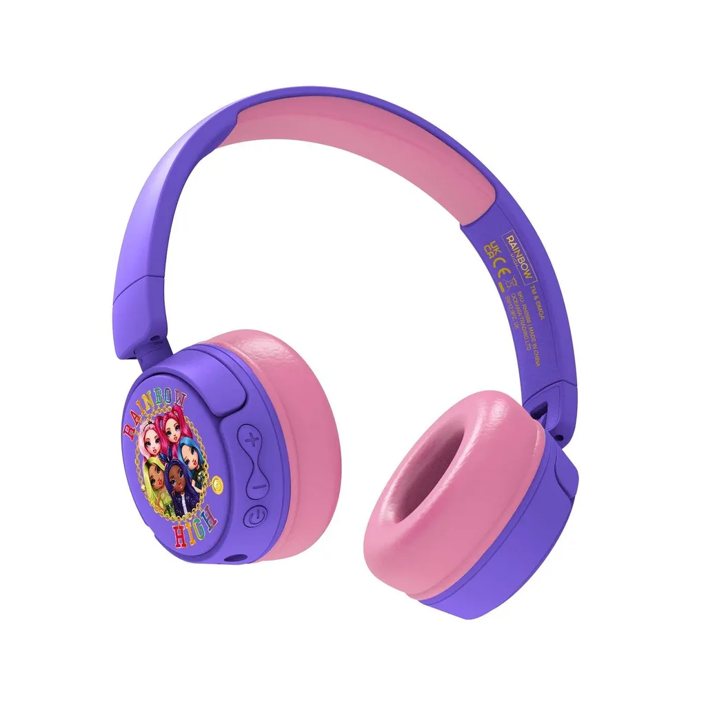 Rainbow High Junior Casque Bluetooth pour Enfant Rose avec Arceau Réglable - 9