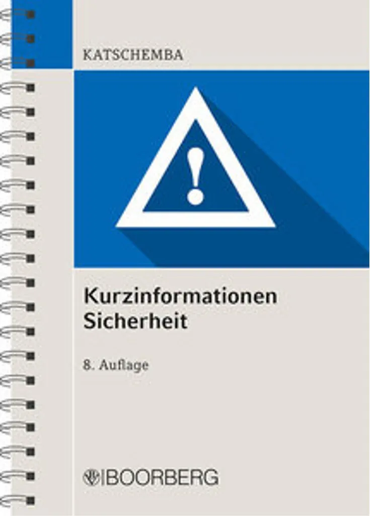 Panneau Kurzinformationen Sicherheit - Signalétique de Sécurité A4
