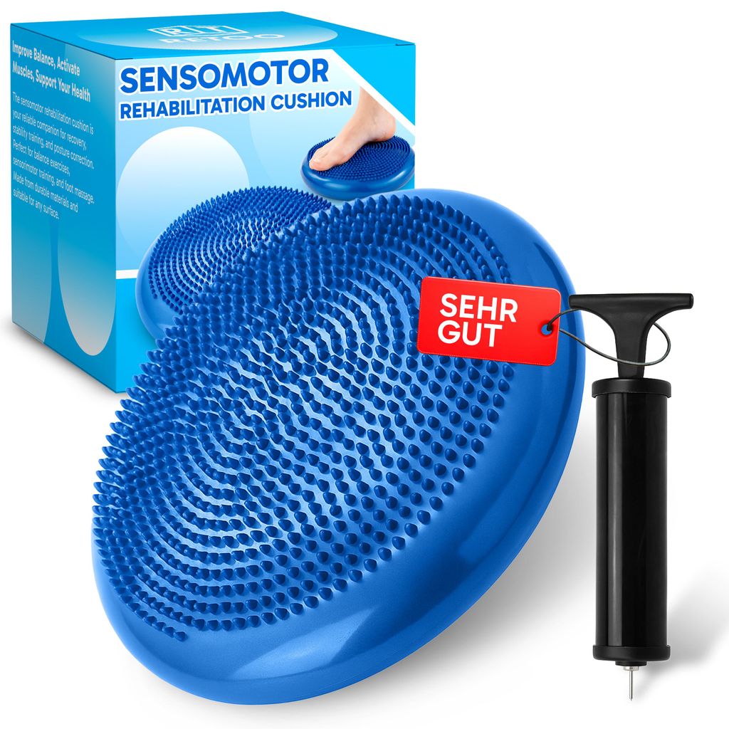 Ballsitzkissen Balancekissen 34cm Durchmesser Orthopädisches SitzBalancekissen Luftkissen Balance-Kissen Balance Pad Kissen Yoga Retoo