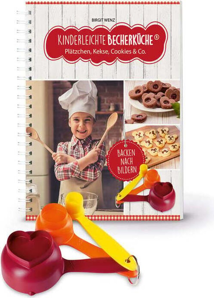 Kinderleichte Becherküche - Back-Set klein 4-tlg. Becher Immagine del prodotto 