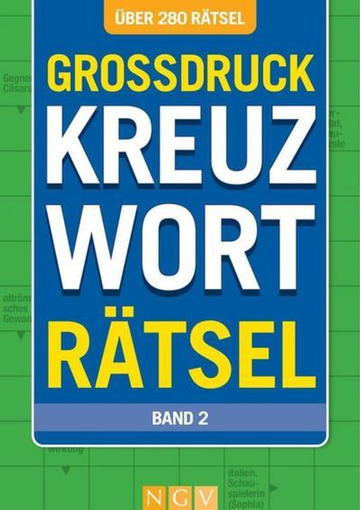 Großdruck Kreuzworträtsel - Band 2- Über 280 Rätsel in Immagine del prodotto 