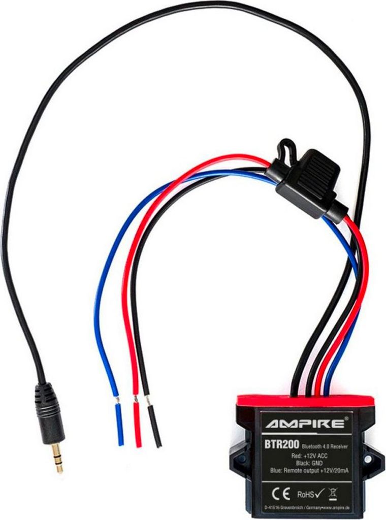 Ampire BTR200-HD aptX Bluetooth-Adapter mit Chinch & Klinke Produktbild 