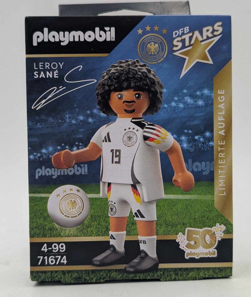 PLAYMOBIL 71674 DFB Stars Leroy Sane Squadra Nazionale di Immagine del prodotto 
