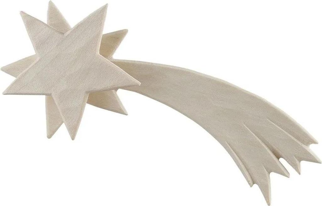 Komet aus Holz, für Krippen, Hobby- und Modellbau