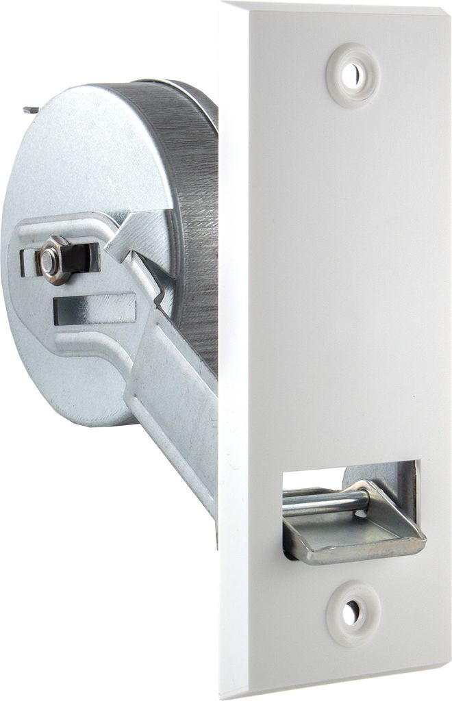 1 x INOVATEC Rollladen Einlass Gurtwickler + Abdeckplatte Produktbild 