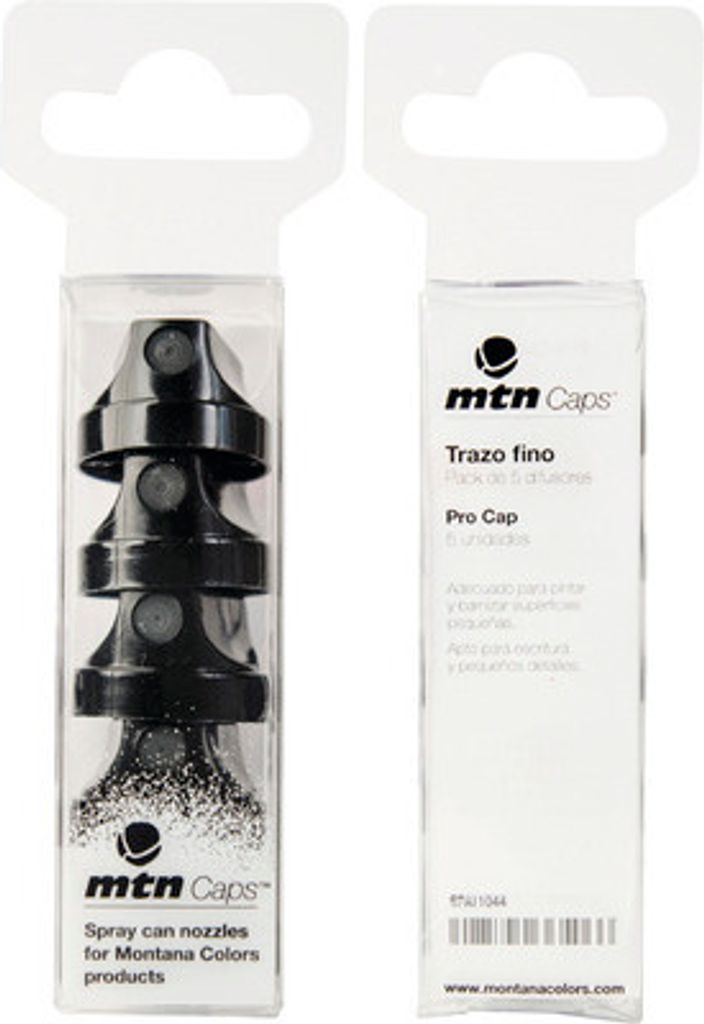 MTN Montana Caps Sprühköpfe Fein 1,8 cm breit 5 Stück