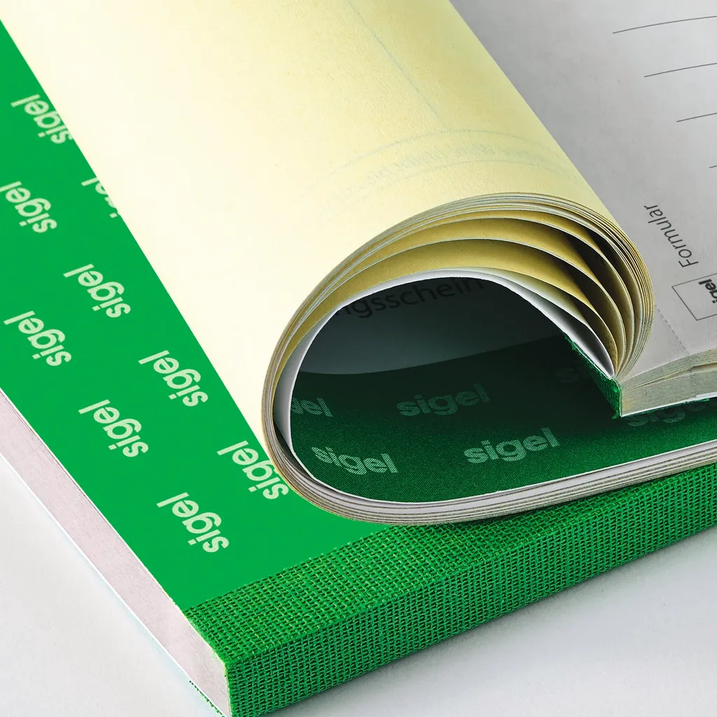 Sigel SD016 Blocco Bolle A4 Eco-Friendly - 3 Copie Autocopianti - 7
