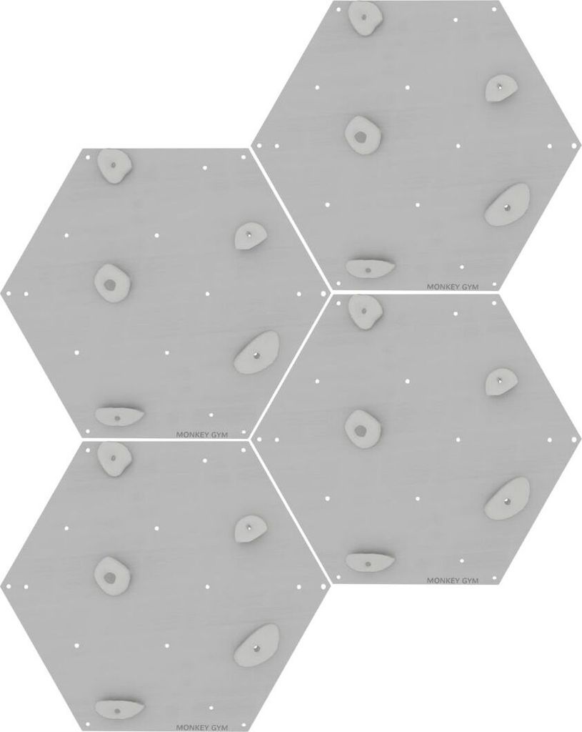 Kletterwand Würfel 4 grau - Grabs grau