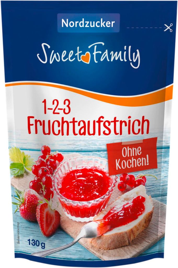 Crema spalmabile alla frutta Sweet Family 1-2-3 Immagine del prodotto 