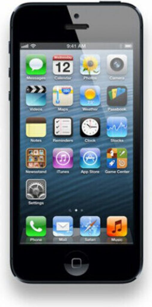 Apple iPhone 5 16 GB schwarz und graphit Handys