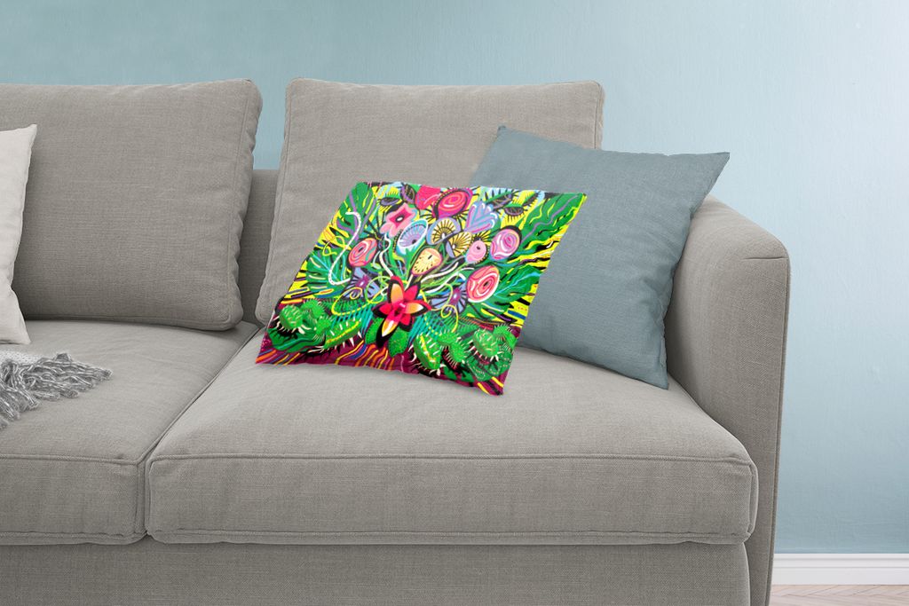 MuchoWow® Zierkissen Sofakissen Wohnzimmer Dekokissen 60x40 Produktbild 
