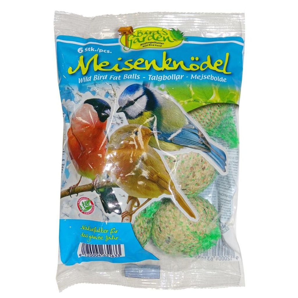 30x 6er / 540g-Beutel Meisenknödel Ganzjähriges Vogelfutter 16,2kg 180 Stück