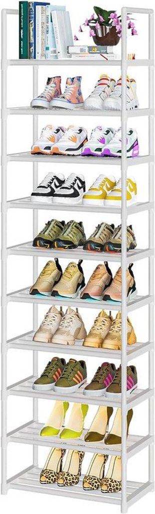 Schuhregal Robust Metall Organizer schmal