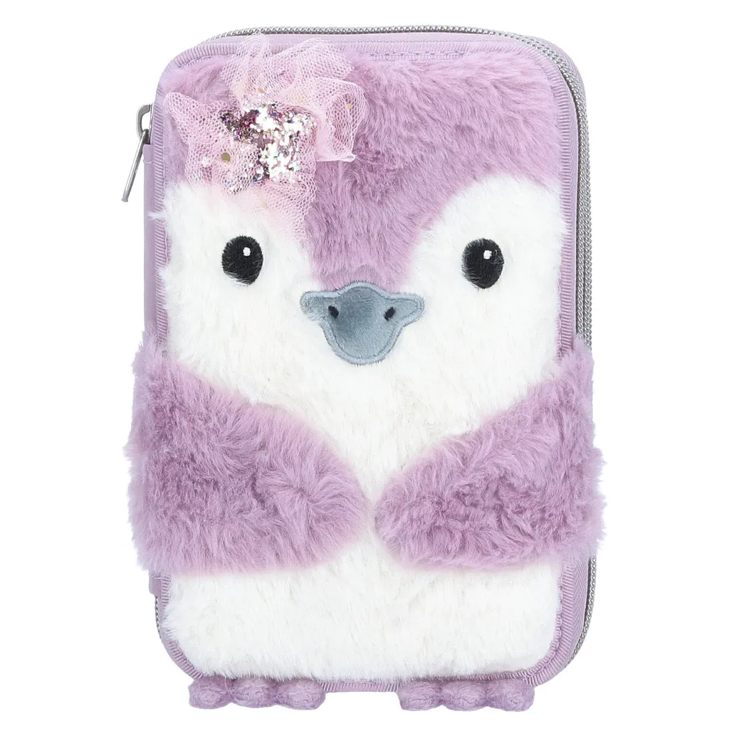 Trousse Princess Mimi Penguin Depesche à 2 compartiments garnie de stylos - 4