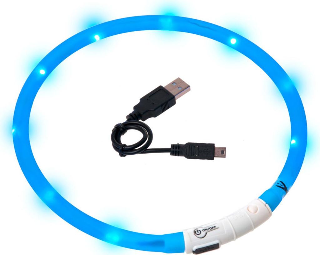 Karlie Visio Light LED svetelná trubica s USB - modrá Obrázok produktu 