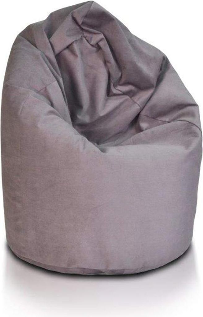 Ecopuf - Sitzsack Bean Bag mit Füllung Größe Grigio A104 XL 85 x 135 cm