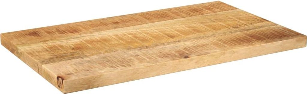 vidaXL Tischplatte 60x30x2,5 cm Rechteckig Raues Massivholz Mango