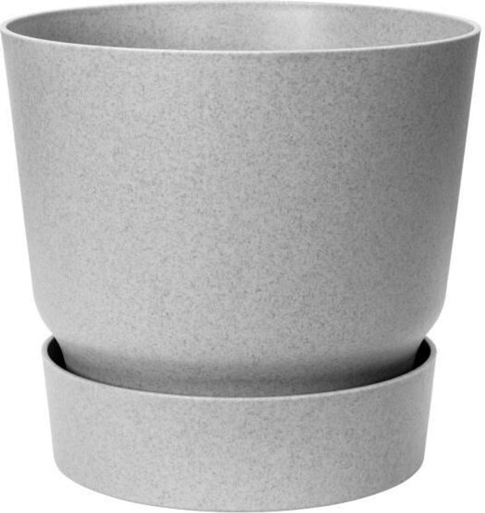 ELHO Greenville 47 runder Blumentopf - Außen - Ø 47 x H 44,1 cm - Lebender Beton grau