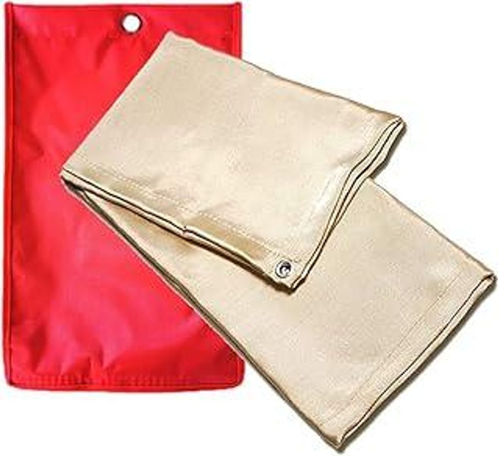 Yosugi Löschdecke Küche Feuerlöschdecke -Feuerdecke gemäß DIN EN 1869:2019 Sicherheit Glasfaser Brandschutzdecke für Fettbränd,Camping&Auto,...