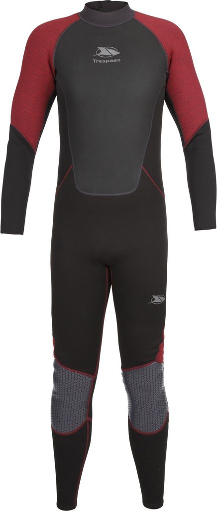 Trespass - "Nitrox 3mm" Neoprenanzug für Herren TP5497 (M) (Weinrot/Schwarz meliert)