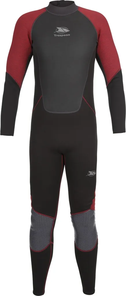 Combinaison Homme Nitrox 3mm Trespass TP5497 Bordeaux, Néoprène Souple