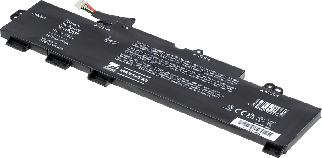 Batteria HP 932824-2C1 in Stock | T6 Power 4850mAh 11.55V Nero