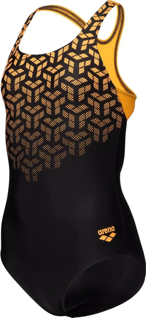 Girl"S Arena Kikko V Swimsuit Asphalt-Sorbet 164