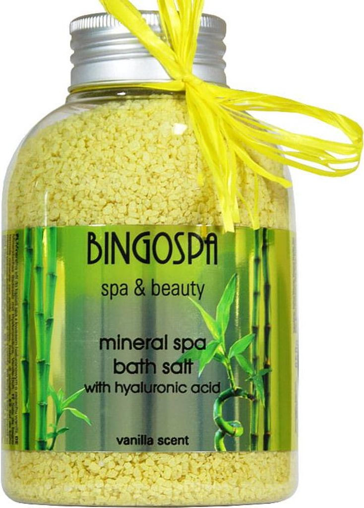 BINGOSPA Mineral-Spa-Badesalz mit Hyaluronsäure Vanille 650 Produktbild 