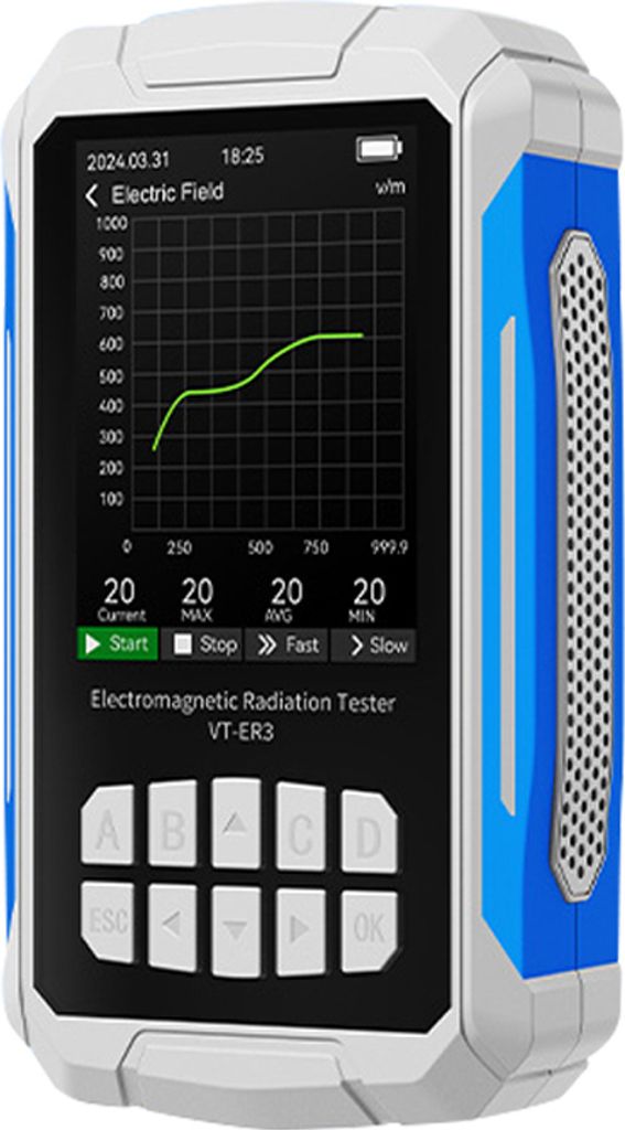 Detektor promieniowania elektromagnetycznego VT-ER3 5 w 1 - Zdjęcie produktu 