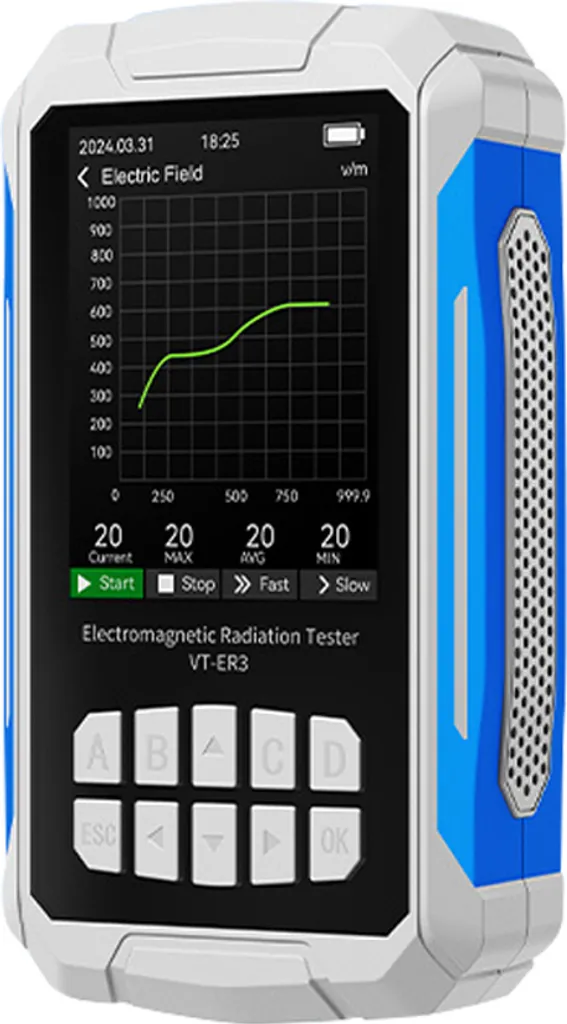 Testeur de rayonnement électromagnétique multifonction avec capteur RF