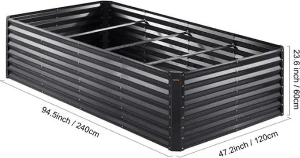 Jardinière potagère haute Kibus pour jardiner debout sans effort 240cm
